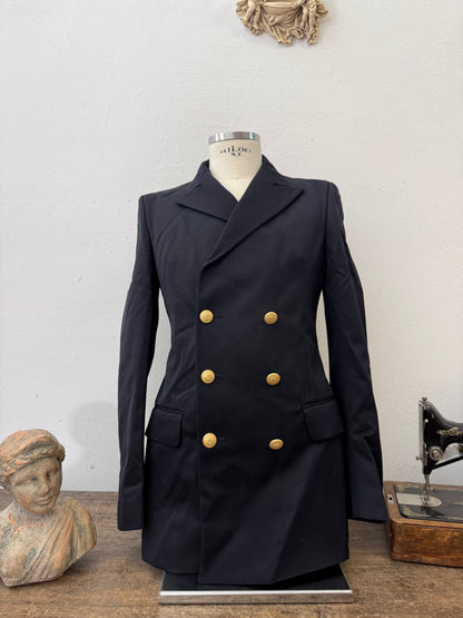 Vintage Italian Navy Double Breasted Jacket “S”