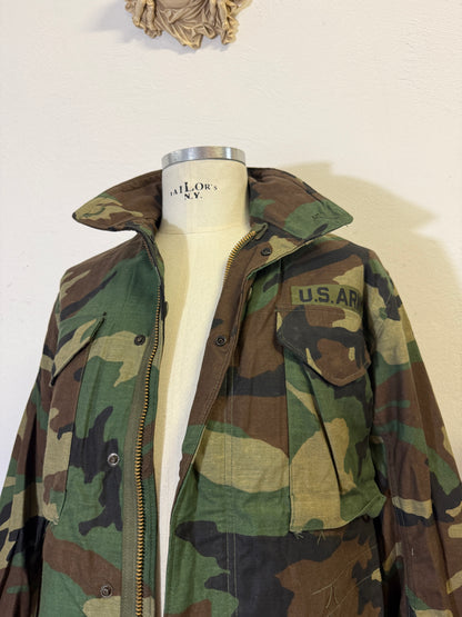 Vintage Woodland Field Jacket M65 Us Army “XS/S”
