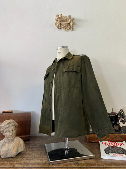 Vintage 80’s Faded Hungarian Army Shirt “M”
