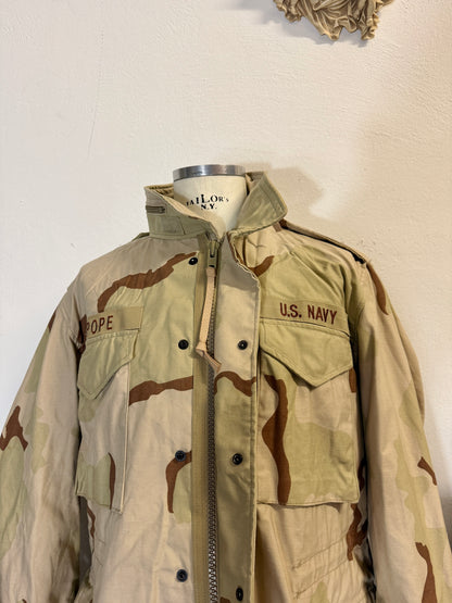 Deadstock Desert Field Jacket M65 Us Navy “XL”