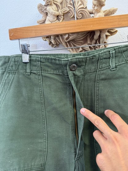 Vintage Og 107 Us Army Fatigue Pants “W33”