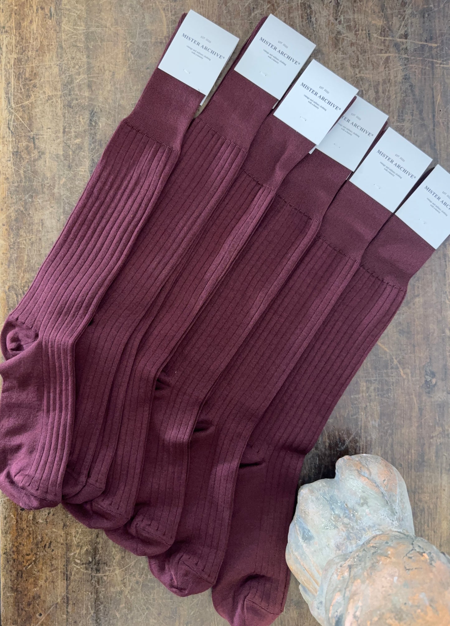 Bordeaux Sock - Mister Archive®