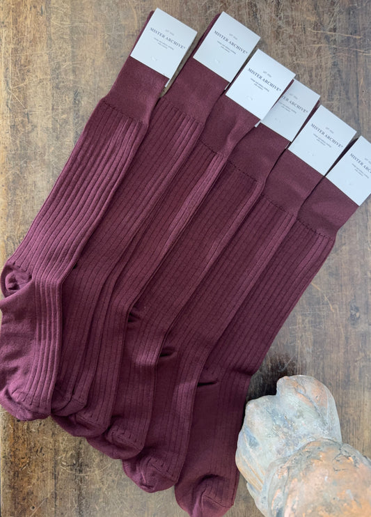 Bordeaux Sock - Mister Archive®