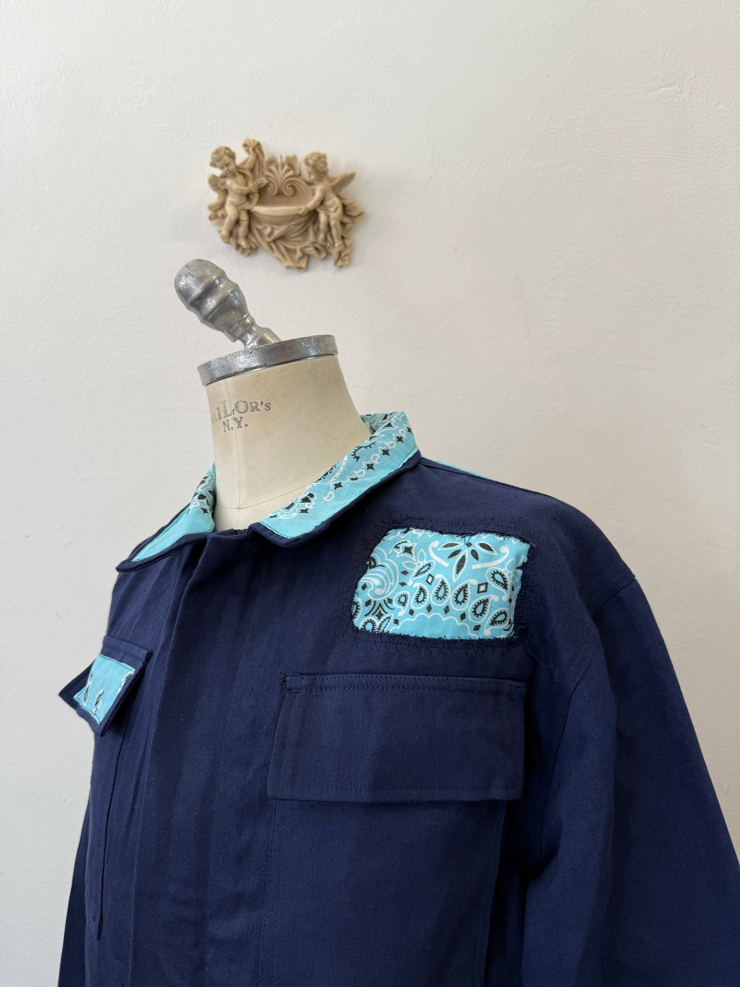 Vintage 90’s Bandana Workwear Jacket “XL”