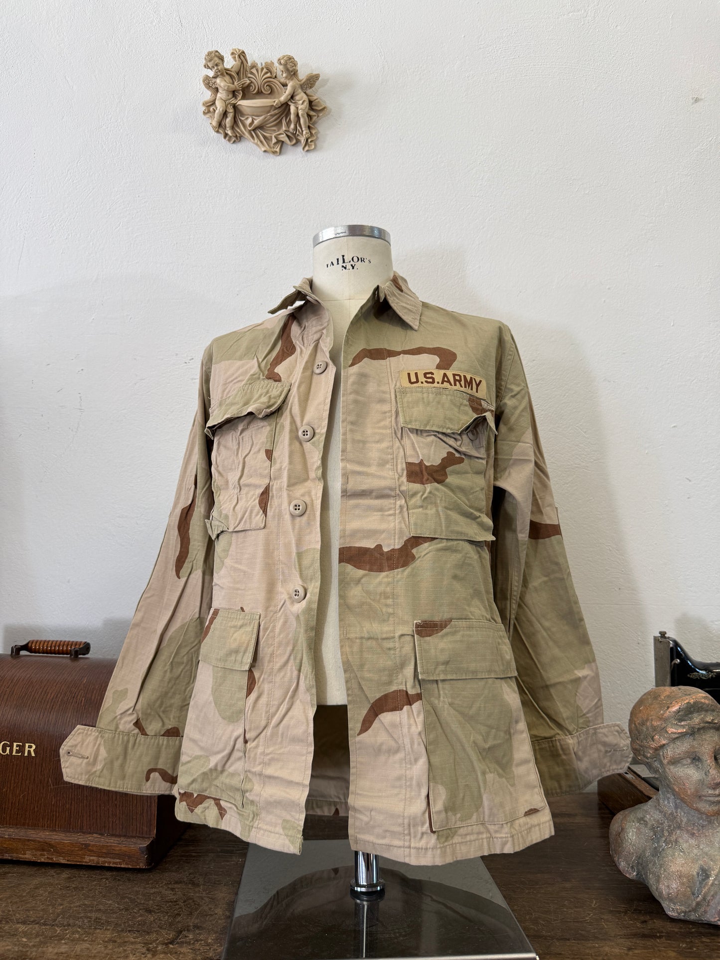 Vintage BDU Camo Jacket Ripstop US Army “M”