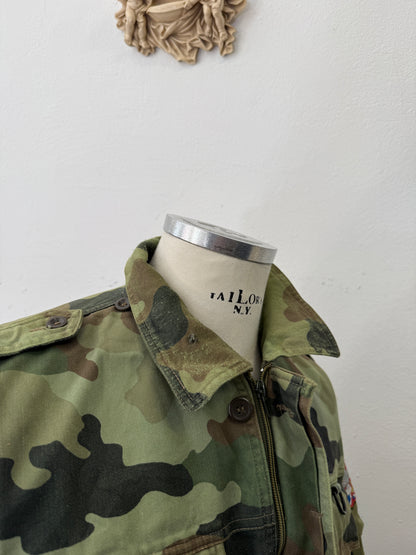 Vintage 90’s Serbian Army Jacket “S”