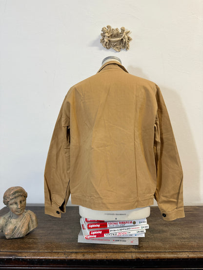 Vintage 70’s Deadstock Cropped Fit Work Jacket - Faded “L”