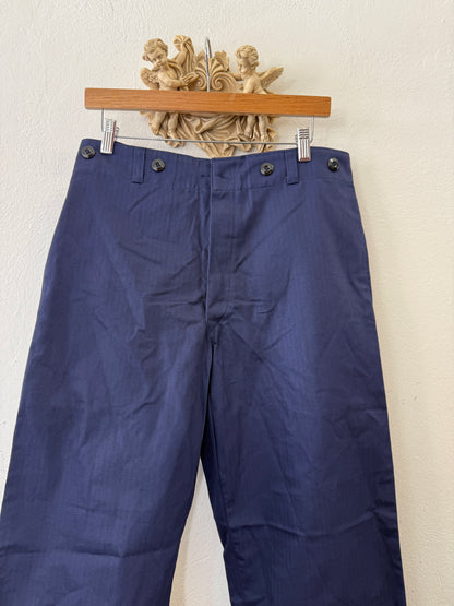 Vintage German Army Work Pants HBT “W34”