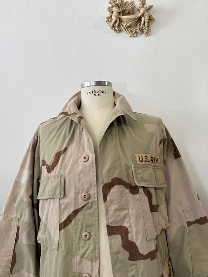 Vintage BDU Camo Jacket Ripstop US Army – XL