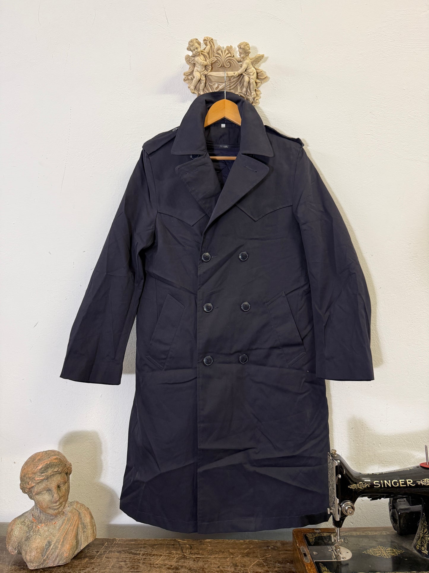 Vintage 90’s Italian Navy Coat “S”