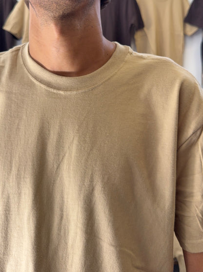Khaki Tee with U.S. Cotton - Mister Archive®