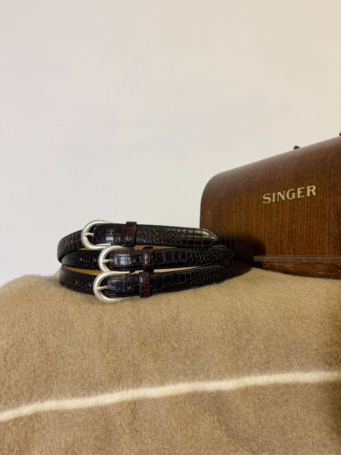 Brown Leather Belt - Mancini 1979 x Mister Archive®