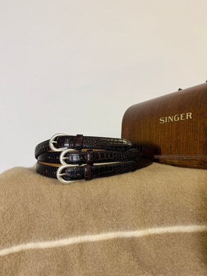 Brown Leather Belt - Mancini 1979 x Mister Archive®