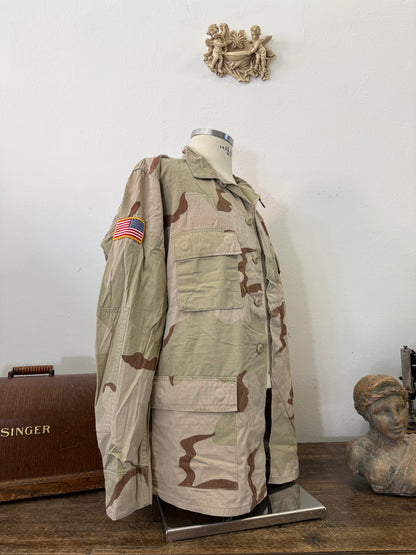 Vintage BDU Camo Jacket Ripstop US Army – XL