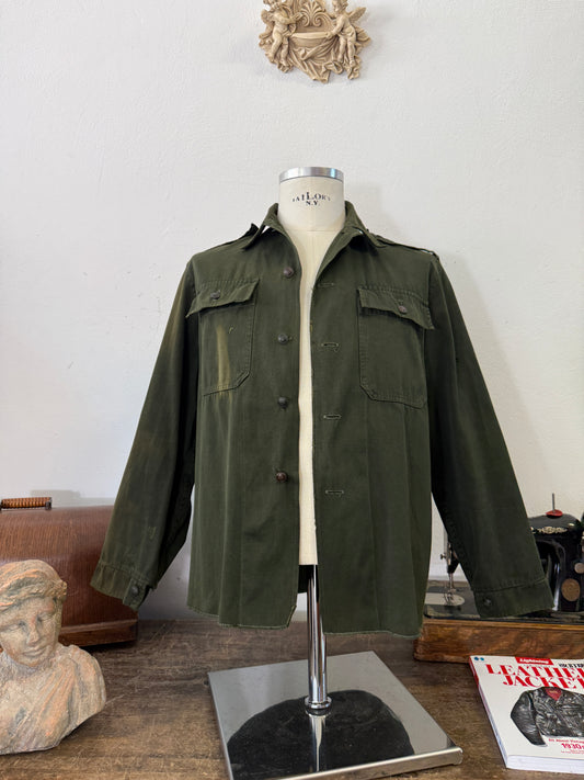 Vintage 80’s Faded Hungarian Army Shirt “S”
