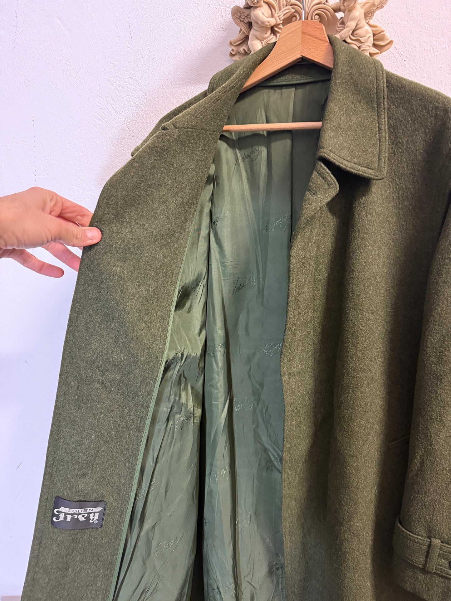 Vintage 80’s Loden Coat “L”