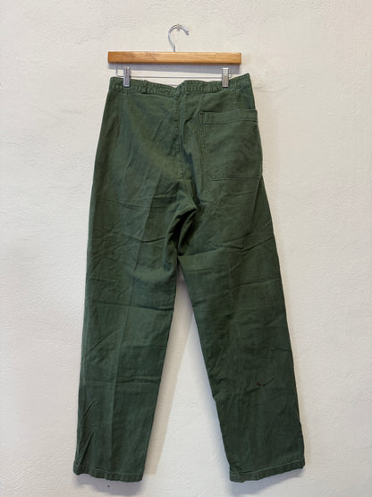 Vintage Swedish Army Fatigue Pants “W31”