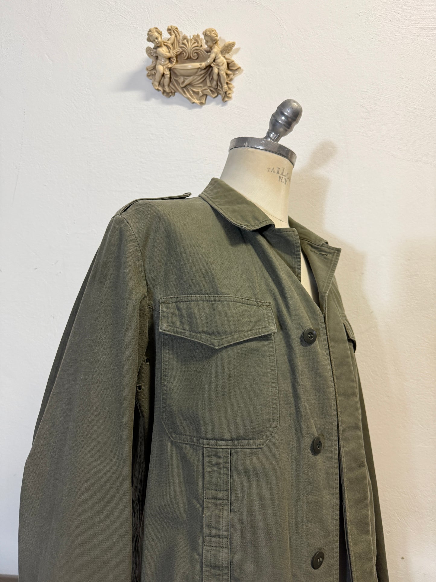 Vintage German Army Moleskin Jacket “L”
