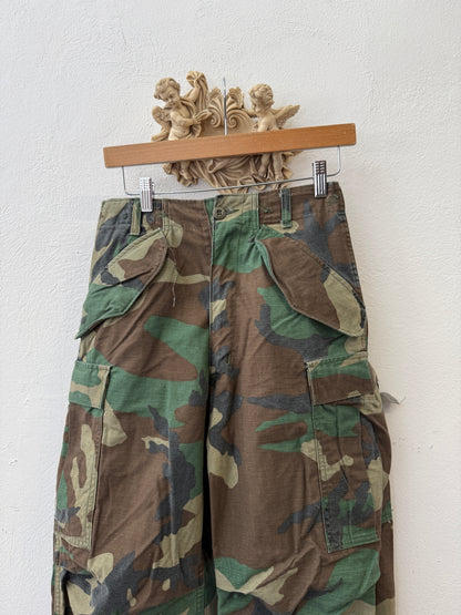 Vintage Woodland Cargo Pants M65 Us Army “W26”