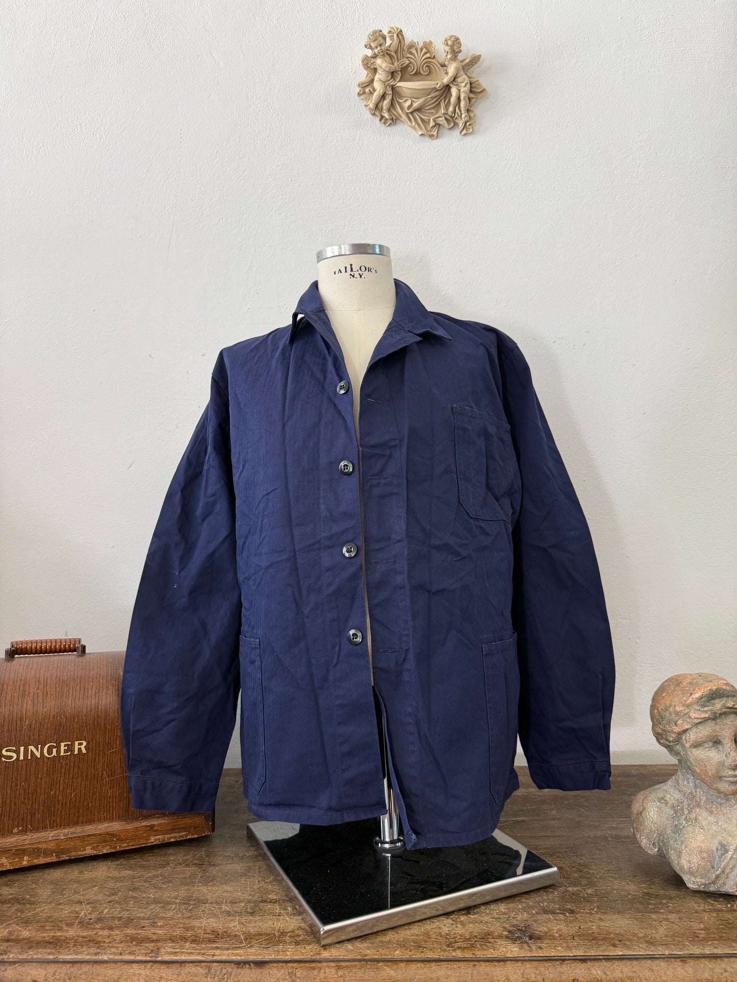 Vintage 90’s German Army Work Jacket HBT “L/XL”