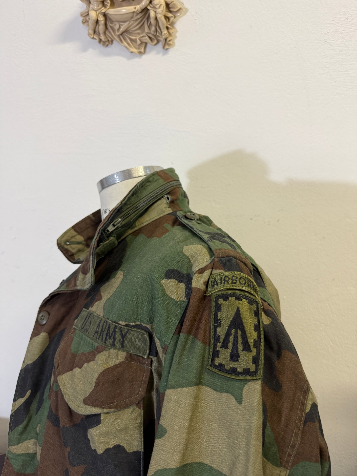 Vintage Woodland Field Jacket M65 Us Army “L”