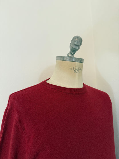 Essential Red Sweater - Made in Italy