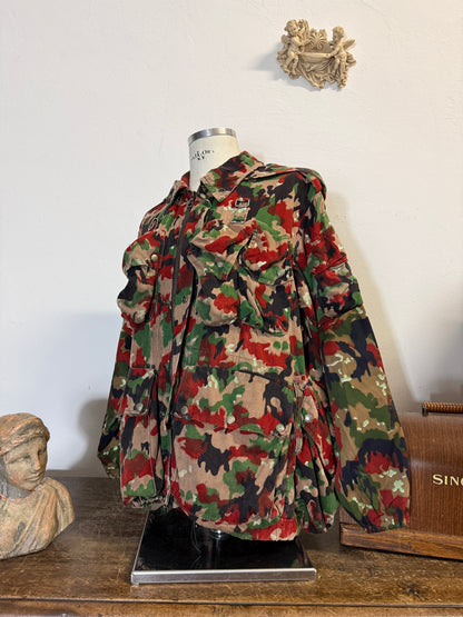 Vintage Swiss Army Camo Jacket M70 “XL”