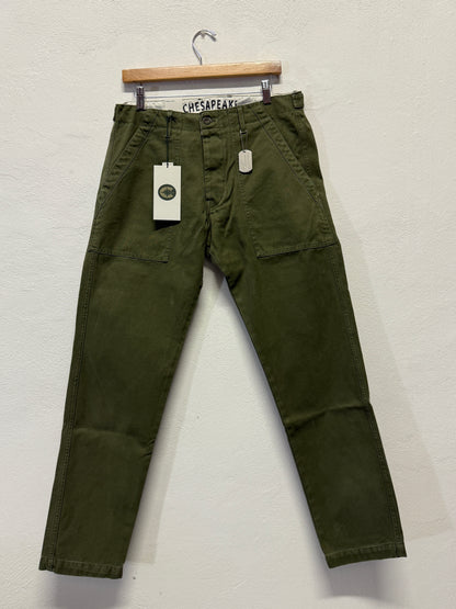 Fatigue Pant Canvas Degrasse Army Green - Chesapeake’s