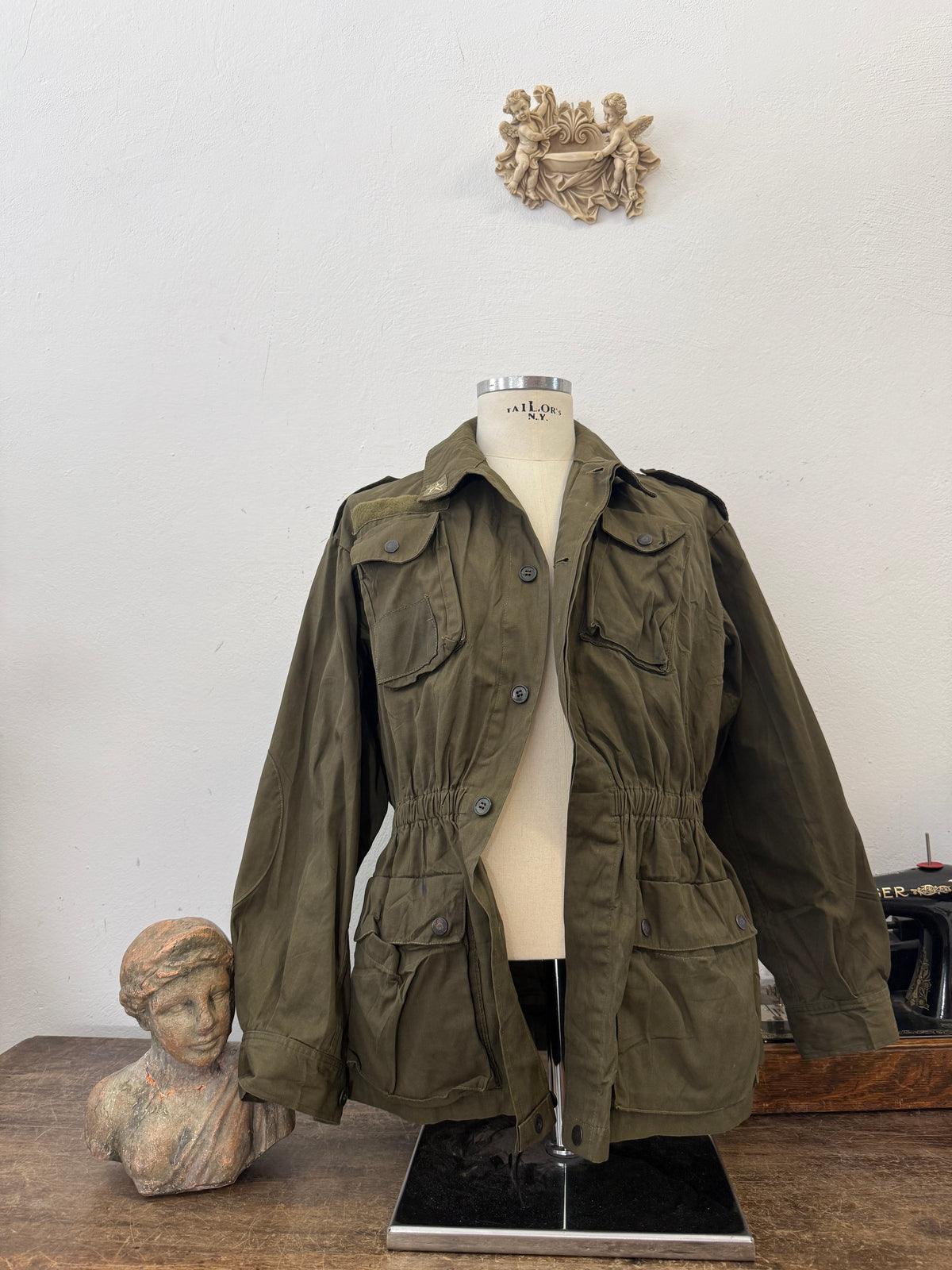 Vintage 80’s Italian Army Jacket “M”