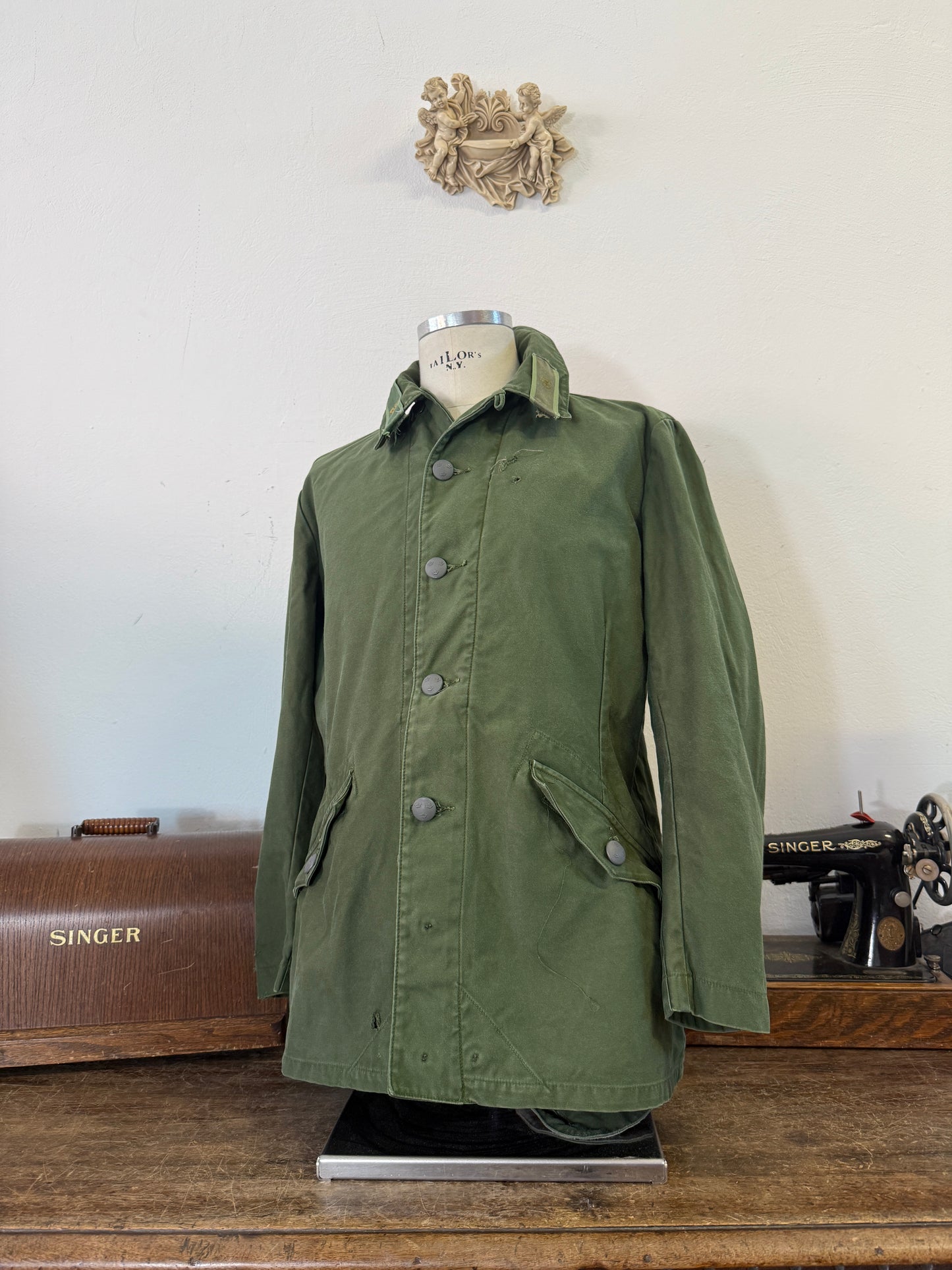 Vintage 70’s Swedish Army Jacket “L”