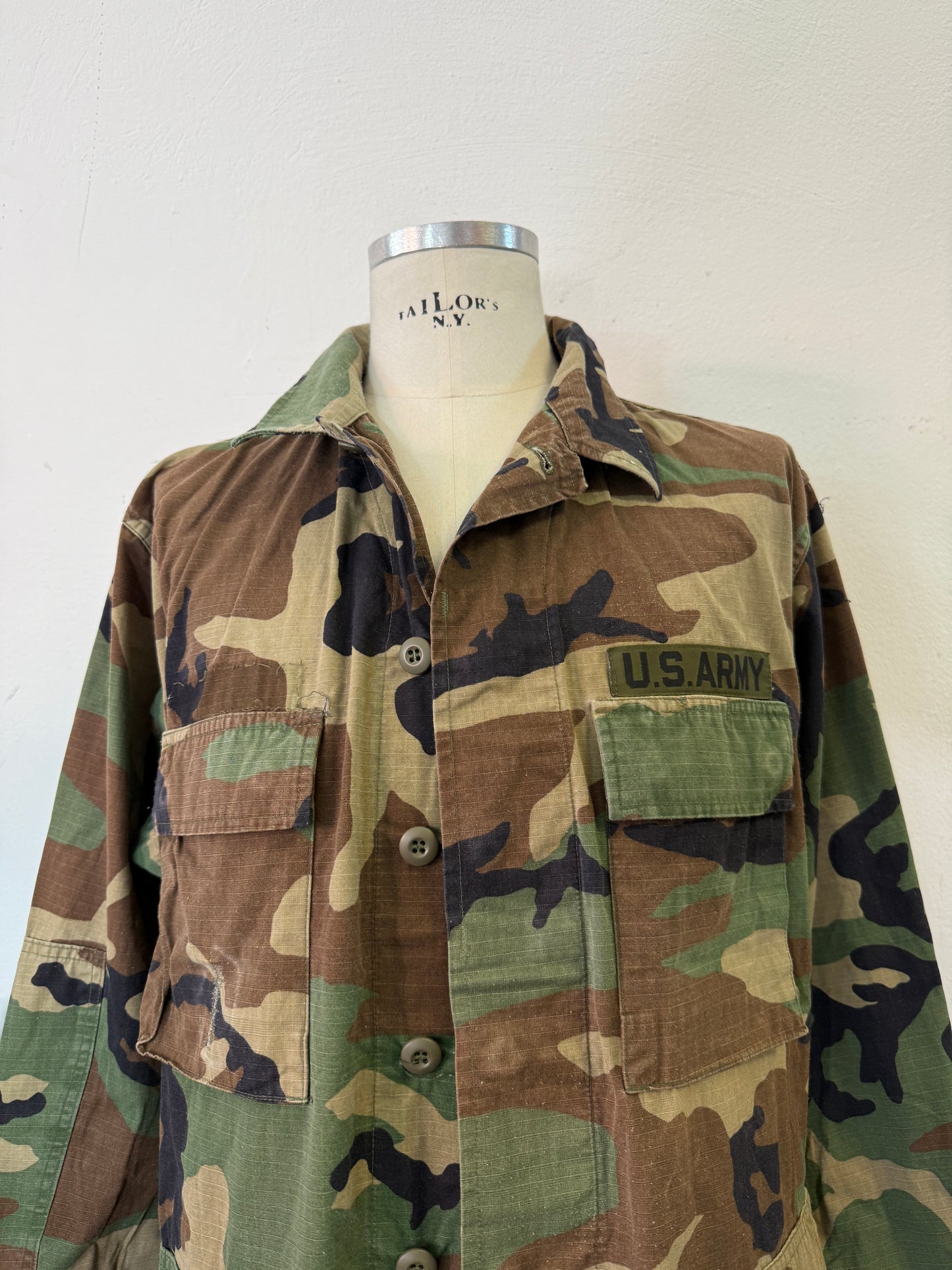 Vintage Ripstop Woodland Us Army Jacket “XL”