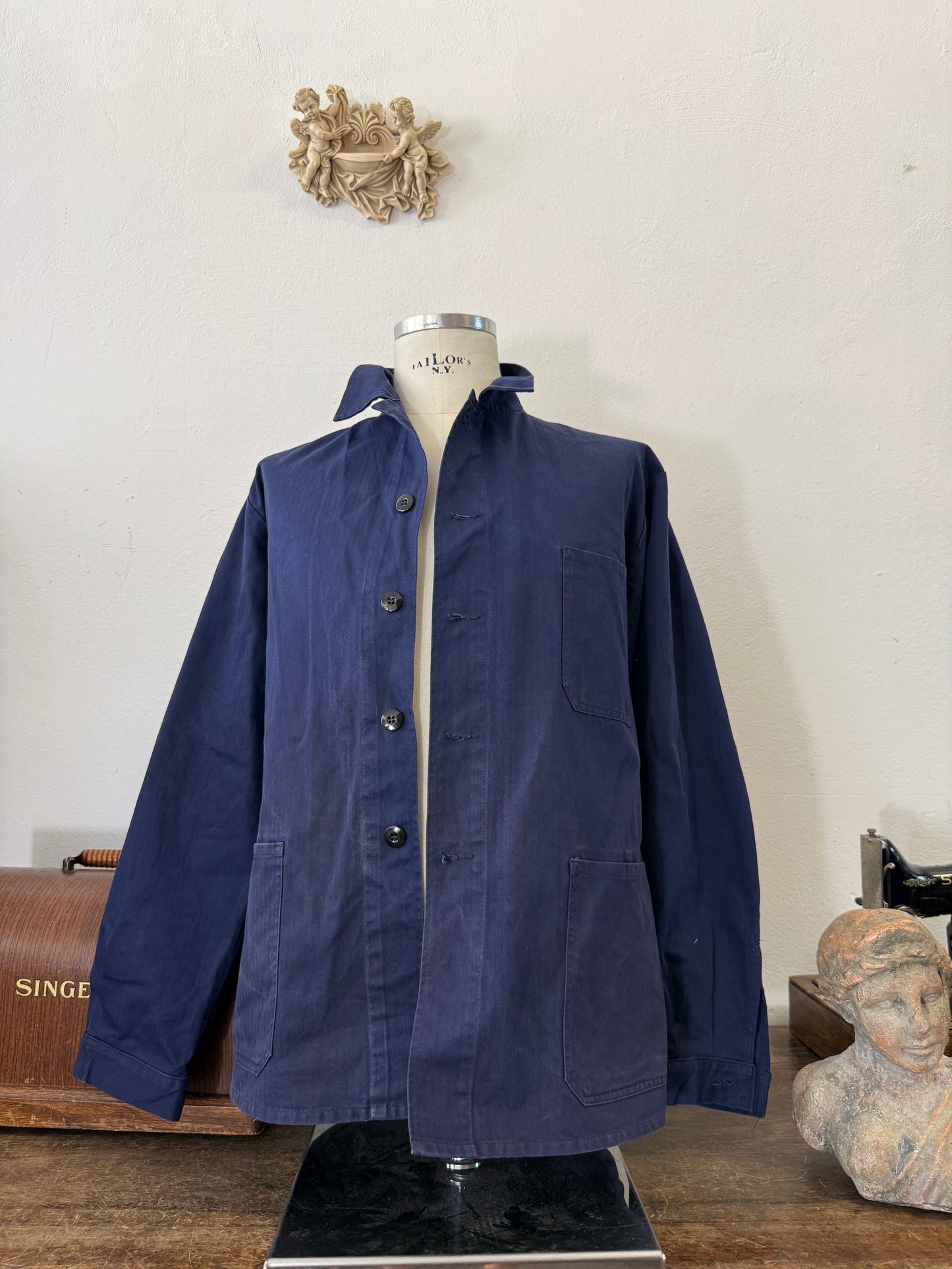 Vintage 90’s German Army Work Jacket HBT “L”