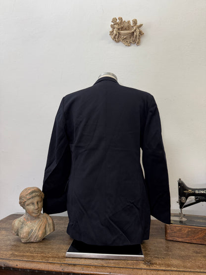 Vintage Italian Navy Double Breasted Jacket “M/L”