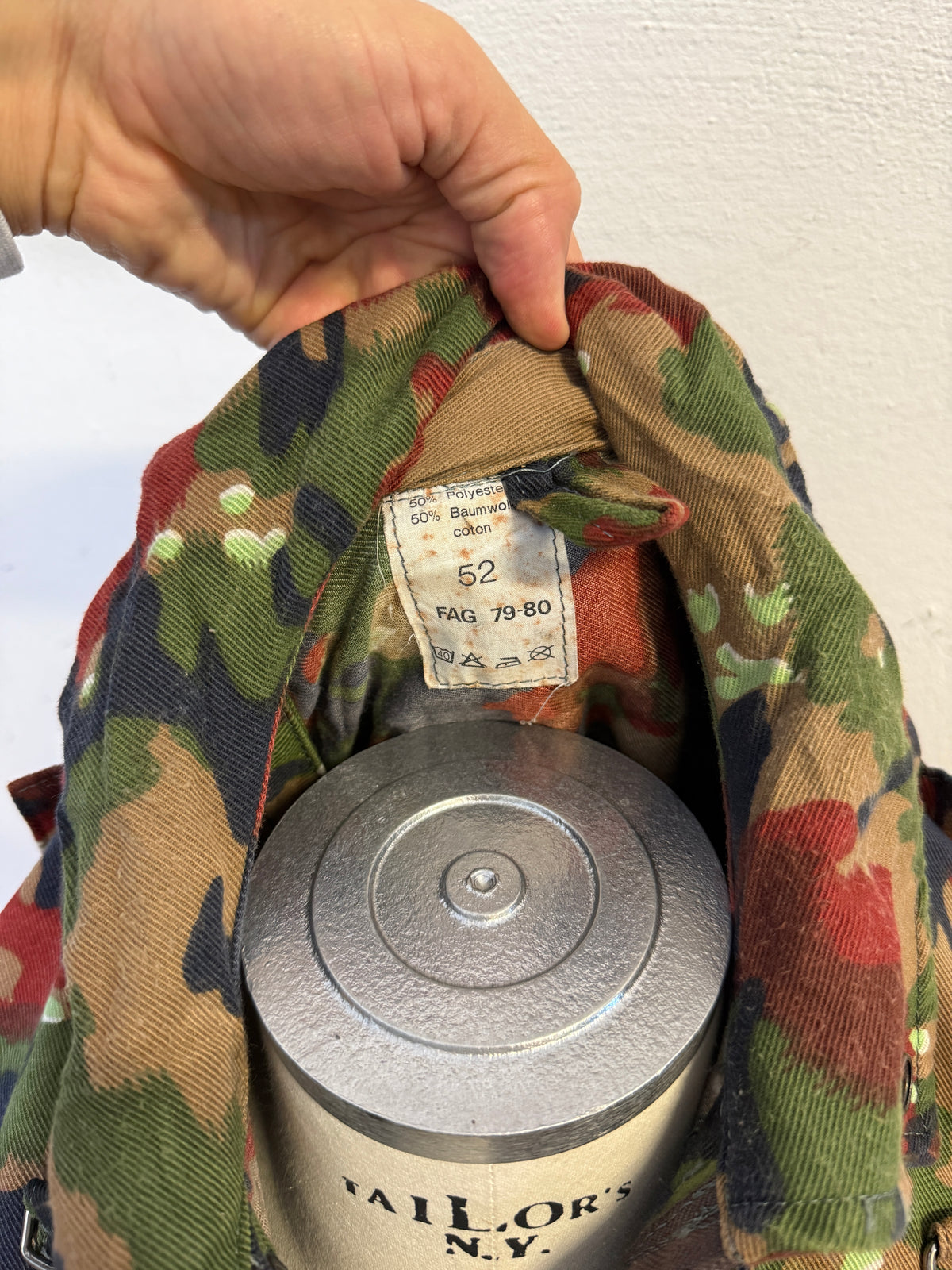 Vintage Swiss Army Camo Jacket M70 “L/XL”