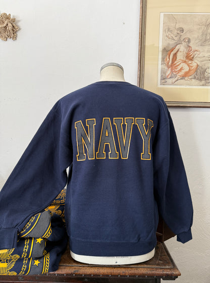 Vintage 1990s US Navy Sweatshirt - Made in USA