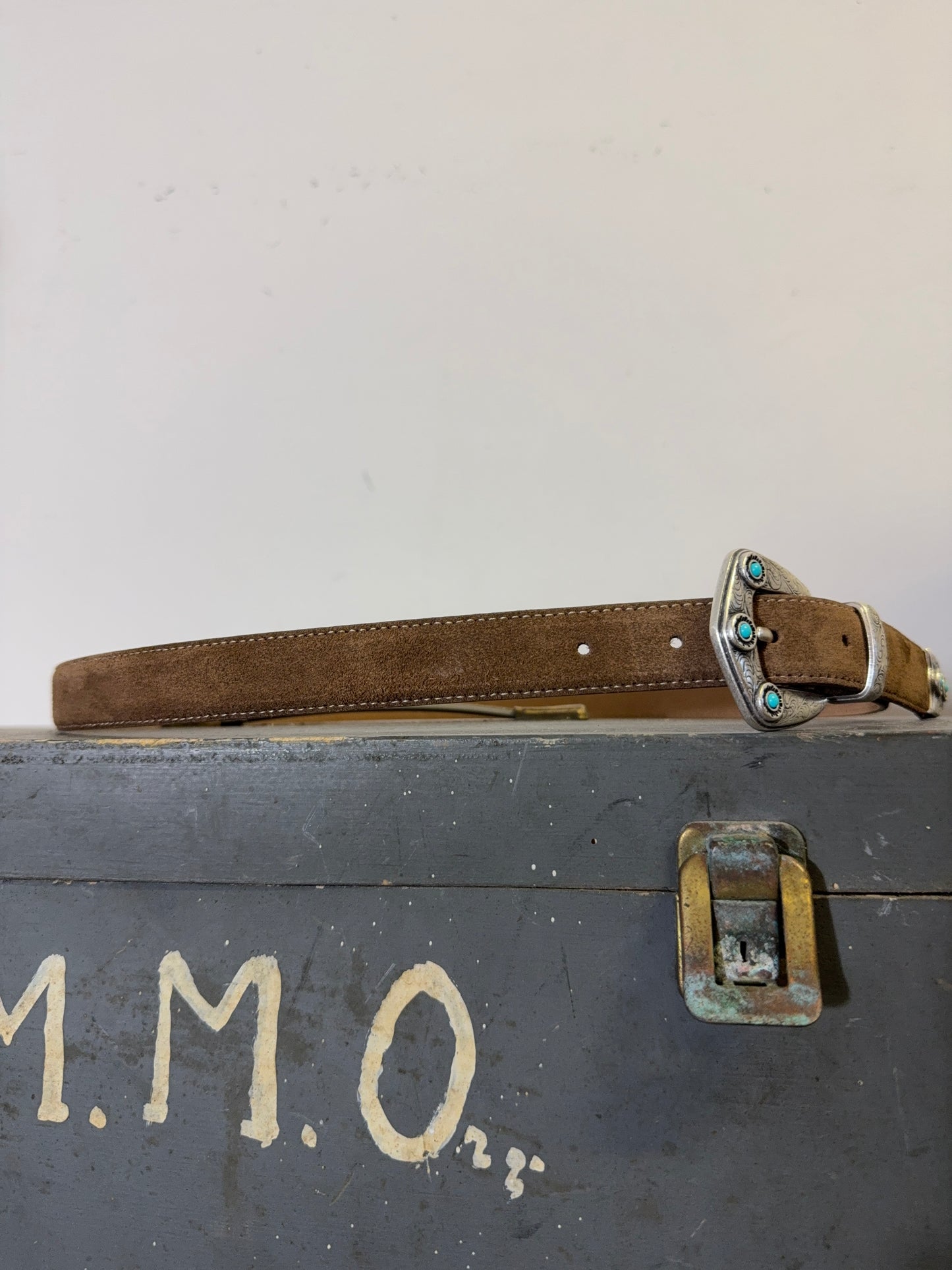 Padded Suede Belt – Mancini 1979 x Mister Archive®
