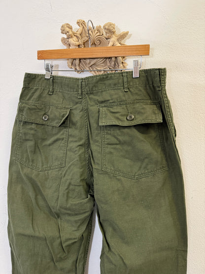 Vintage Og 107 Us Army Fatigue Pants “W35”