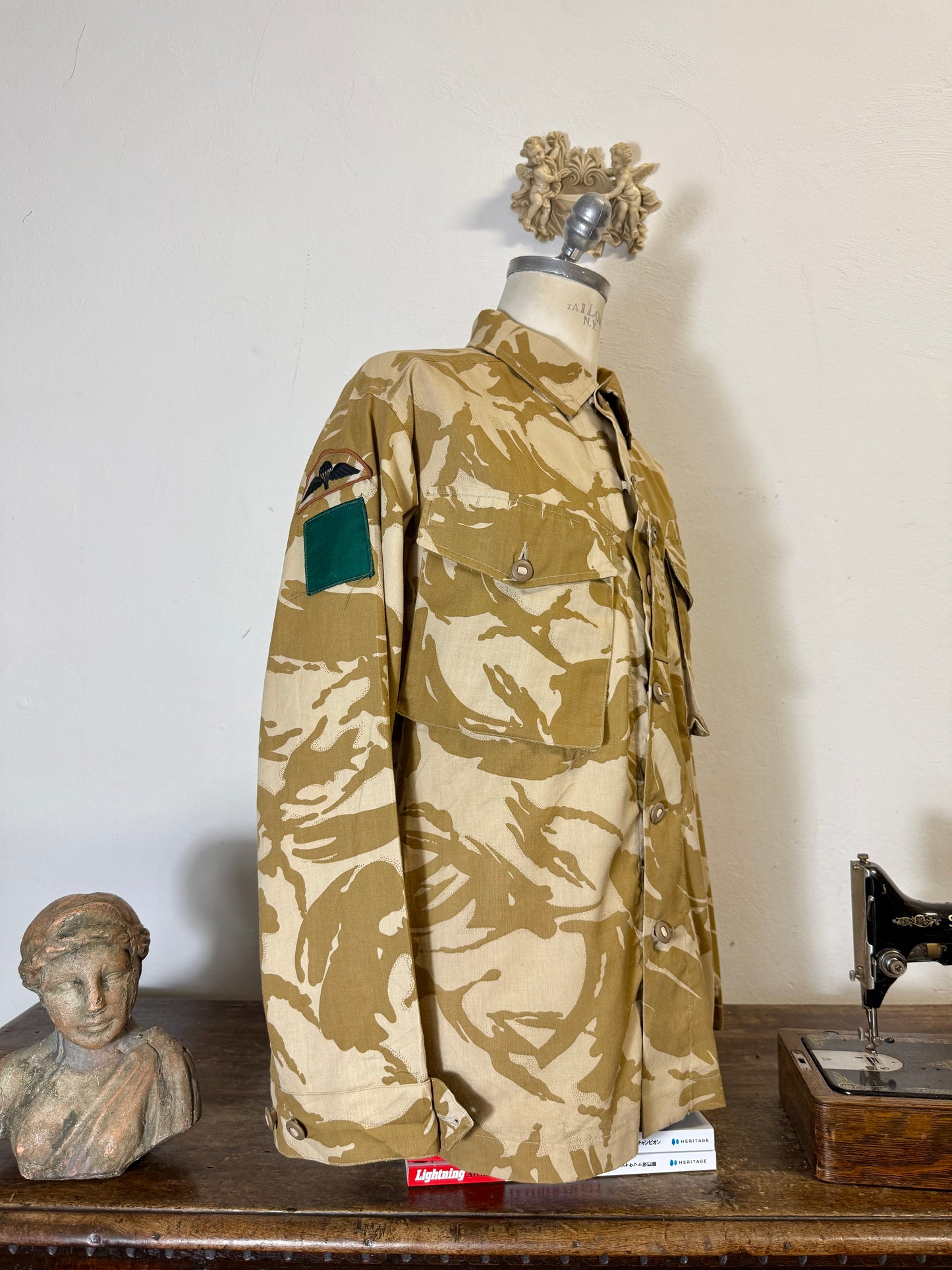 Vintage British Army Camo Jacket “L/XL”