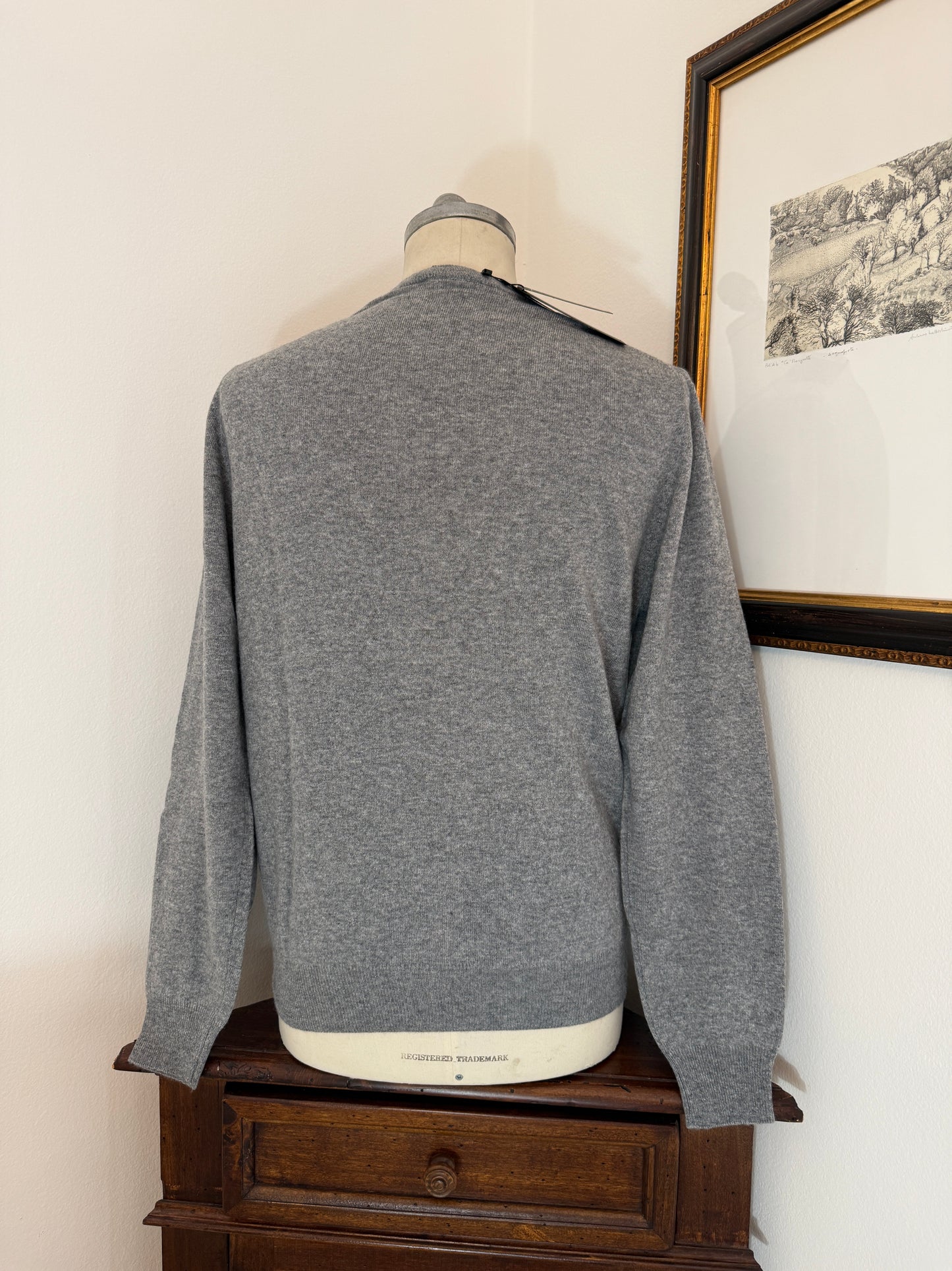 Essential Grey Sweater - Made in Italy