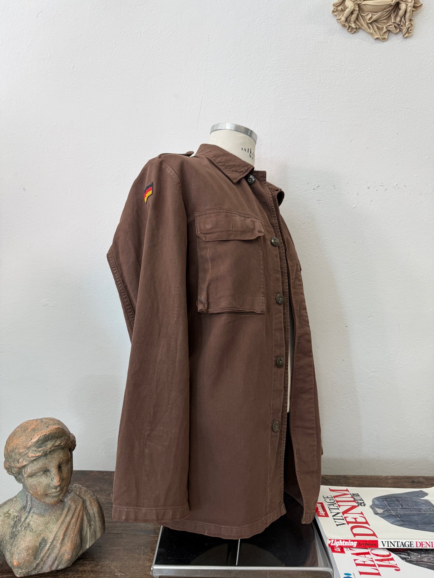 Vintage Moleskin German Army Jacket “M/L”