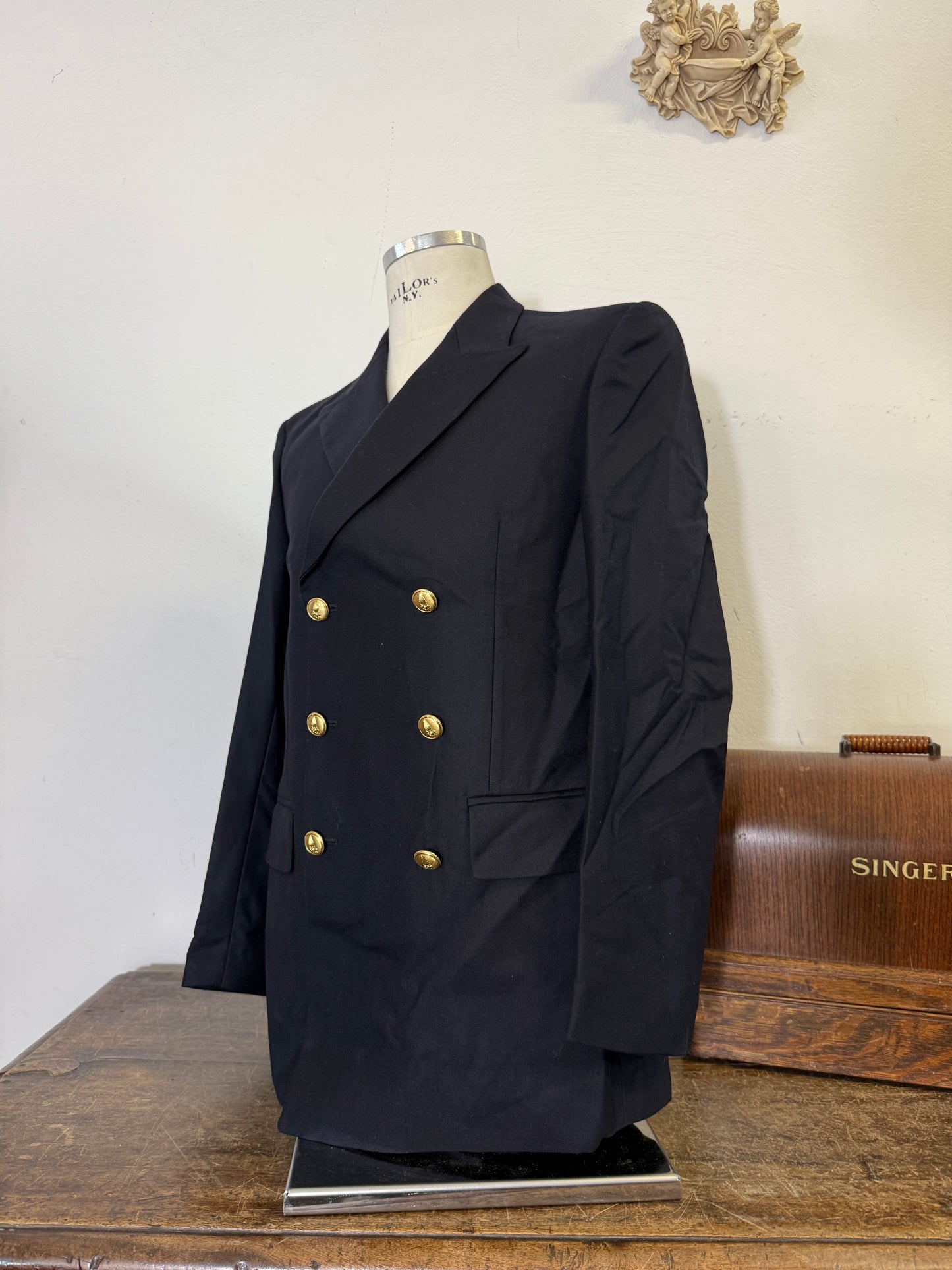 Vintage Double-Breasted Guardia di Finanza Jacket “M”
