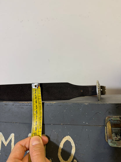 Western Suede Belt - Mancini 1979 x Mister Archive®