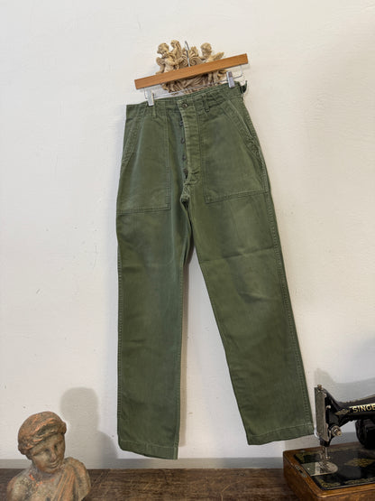 Vintage Og 107 Us Army Fatigue Pants “W28”