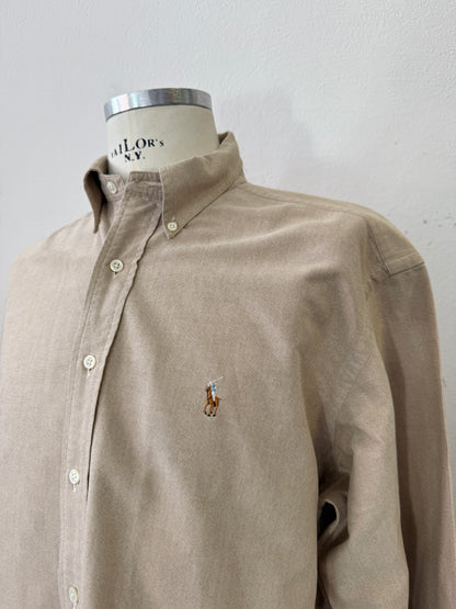 Vintage Ralph Lauren Shirt - Sand Color “L”