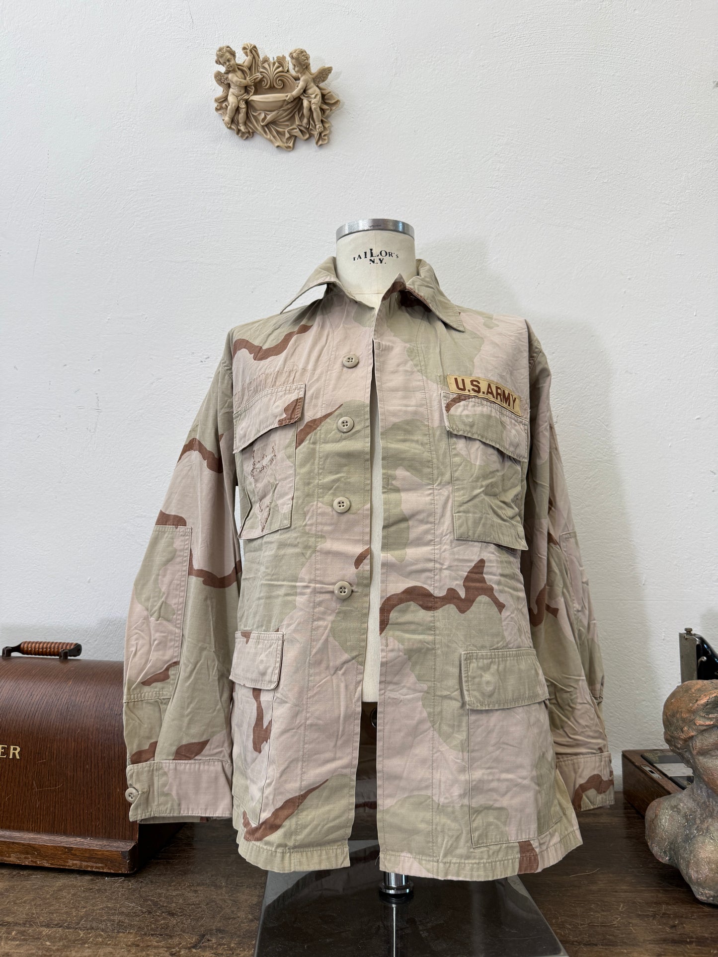 Vintage BDU Camo Jacket Ripstop US Army – L/XL