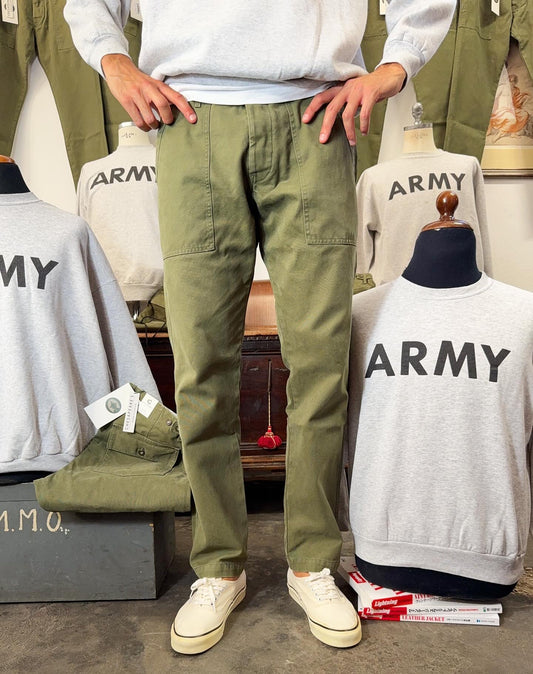 Fatigue Pant Canvas Degrasse Army Green - Chesapeake’s