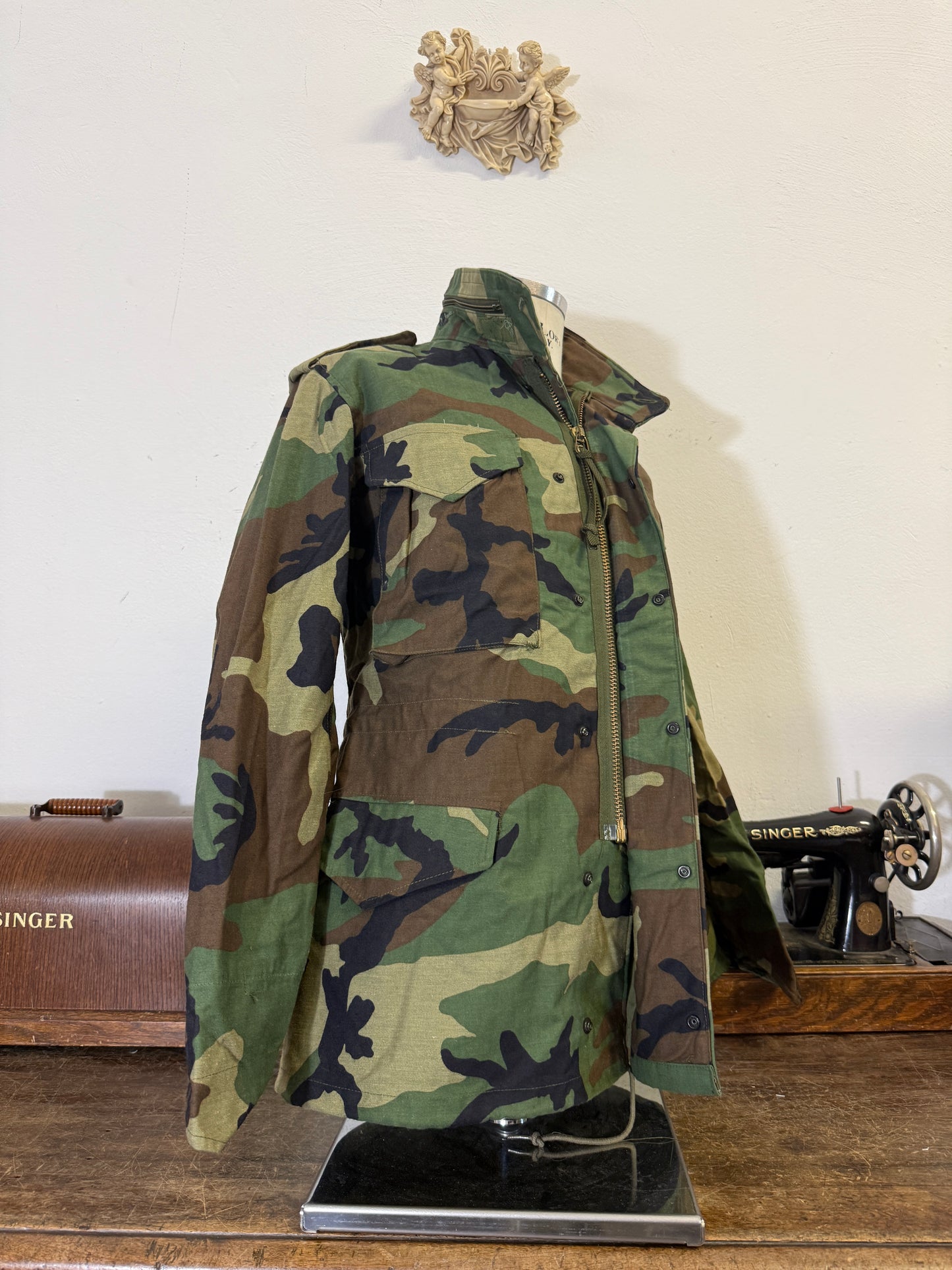 Vintage Woodland Field Jacket M65 Us Army “XS/S”