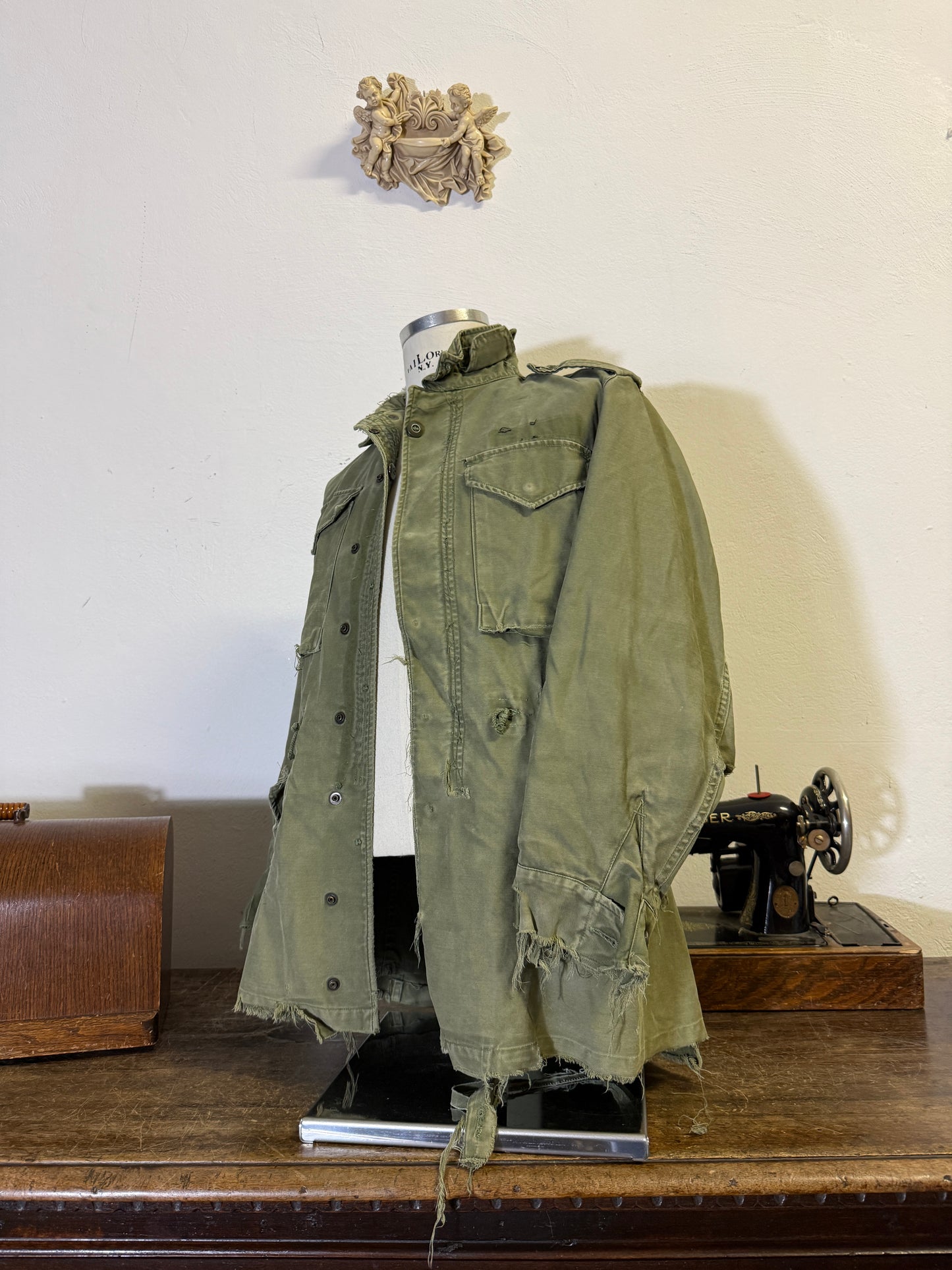 Distressed Vintage Field Jacket M51 US Army “M”