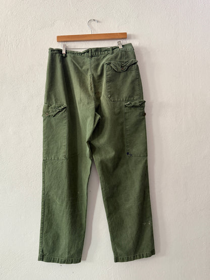 Vintage Swedish Army Fatigue Pants “W34”