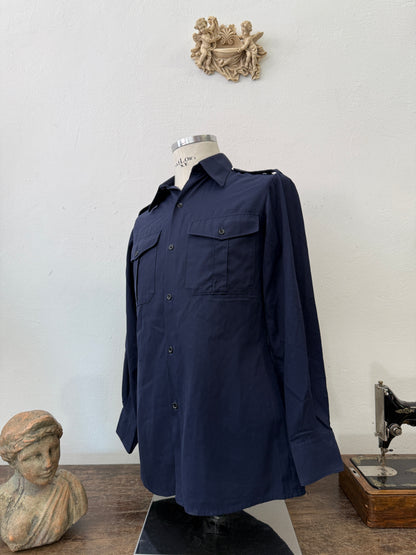 Vintage 70’s French Army Shirt “S”